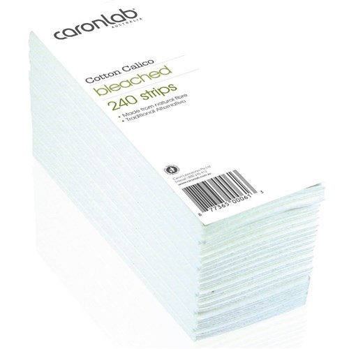 Cotton Calico - Strips Bleached - Pre-Cut